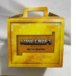 A Minecraft Movie McDonald’s Adult Happy Meal Golden with Fry Helmet and sticker